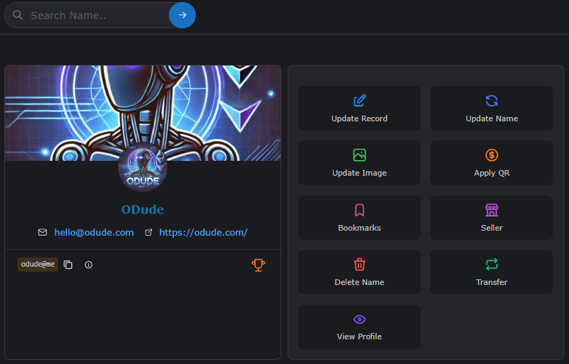 Registration success